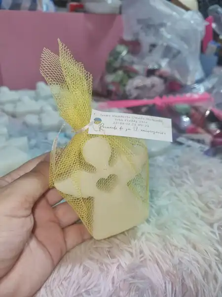 Vela Ángel Corazón Liso *6