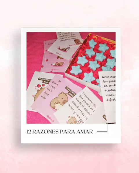 Colección de Velas "12 Razones para Amar"