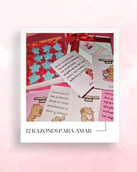 Colección de Velas "12 Razones para Amar"