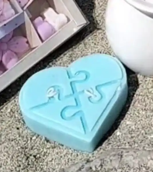 Vela Corazón Rompecabezas