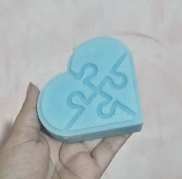 Vela Corazón Rompecabezas