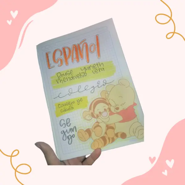 Cuaderno Personalizado Sticker